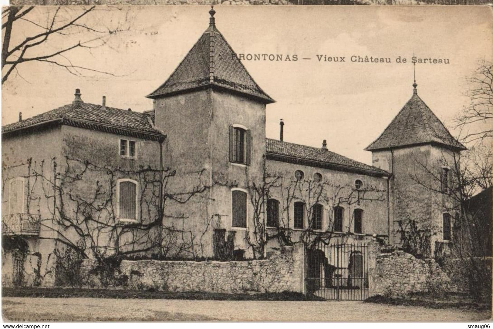 38 - FRONTONAS - VIEUX CHÂTEAU DE SARTEAU - Otros & Sin Clasificación