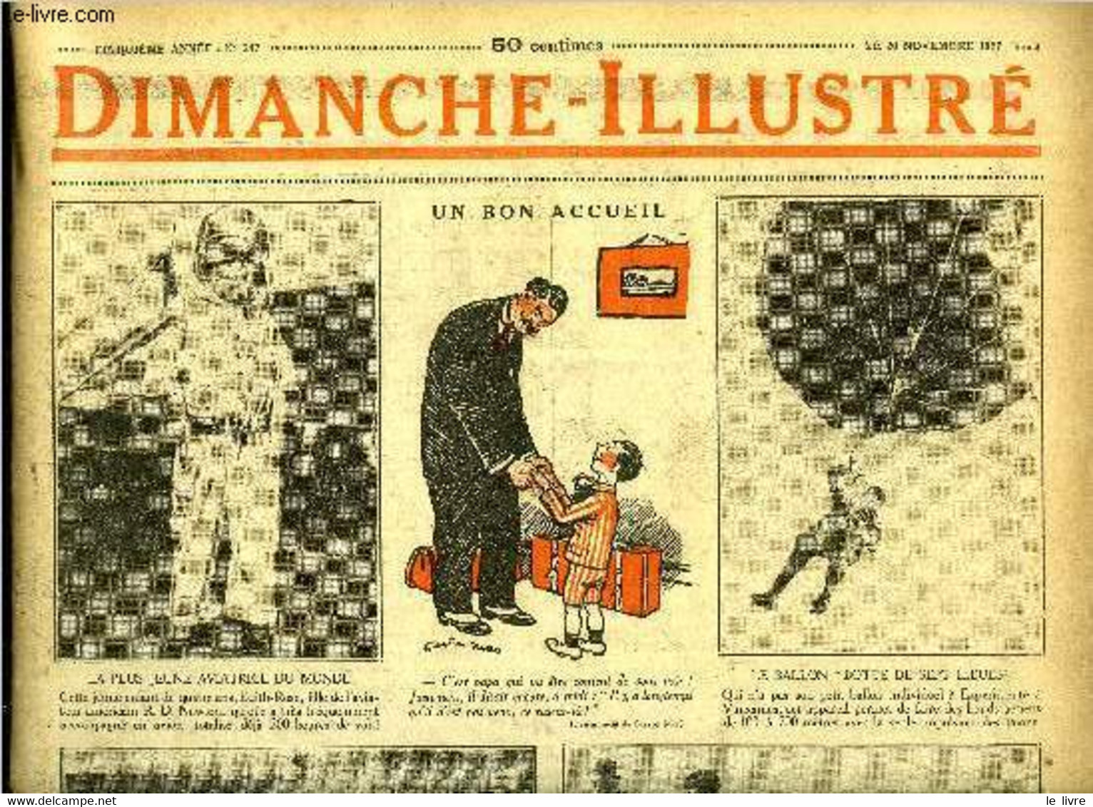 Dimanche-Illustré N° 247 - L'émissaire Du Prince Carol, M. Manoilesco, A été Acquitté Par Le Conseil De Guerre, Les Six - Zonder Classificatie