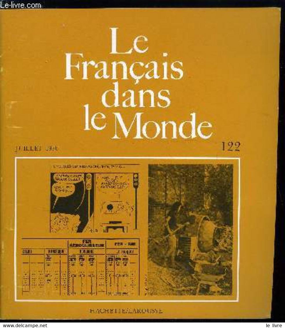 Le Français Dans Le Monde N° 122 - Les Jeunes étrangers En Francfe Par Jean Ginier, Elise Ou La Vraie Vie De Claire Etch - Atlanti