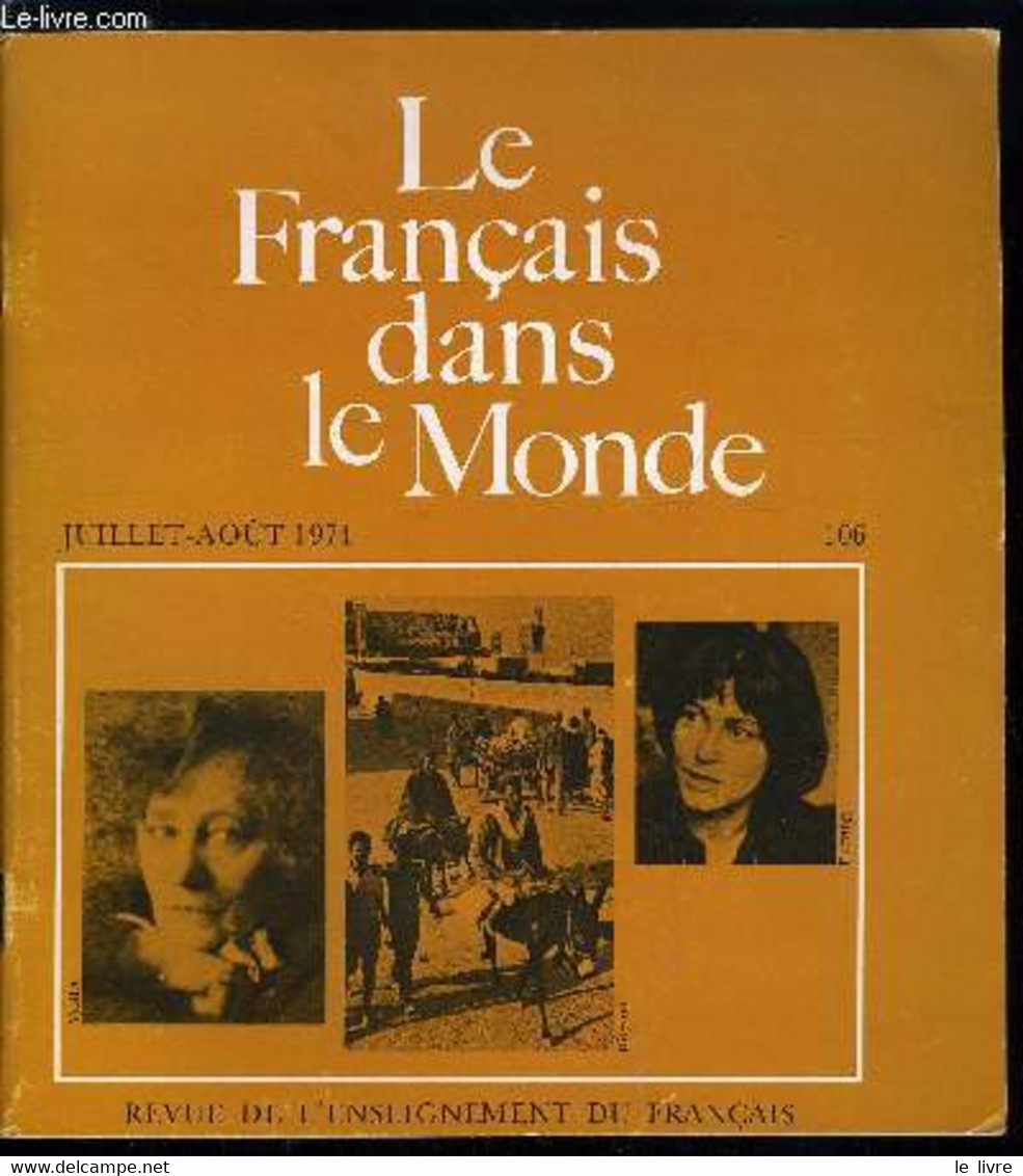 Le Français Dans Le Monde N° 106 - Le Professeur De Français Dans Le Monde Par Georges Londeix, Simulation Et Réalité Da - Atlas