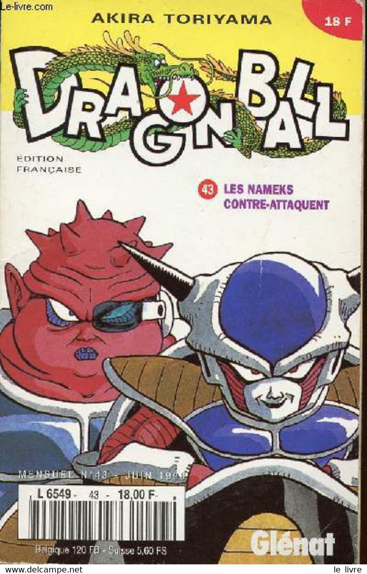 Dragon Ball N°43 - Les Nameks Contre-attaquent - Akira Toriyama - 1996 - Autres & Non Classés