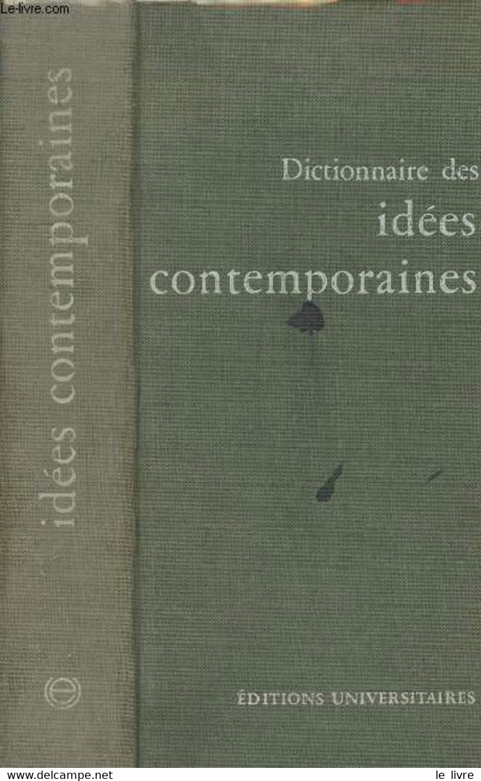 Dictionnaire Des Idées Contemporaines - Collectif - 1964 - Encyclopédies