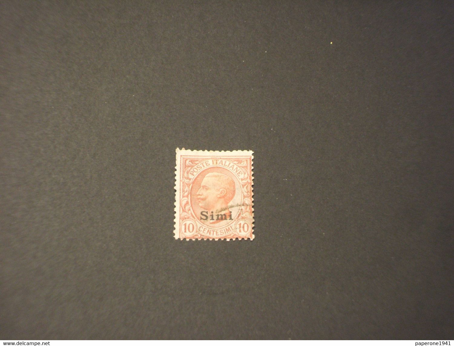 EGEO-SIMI- 1912 RE  10 C. - TIMBRATO/USED - Egeo (Simi)