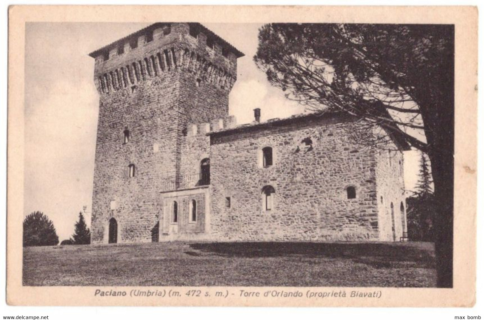 1941 PACIANO    PERUGIA - Perugia