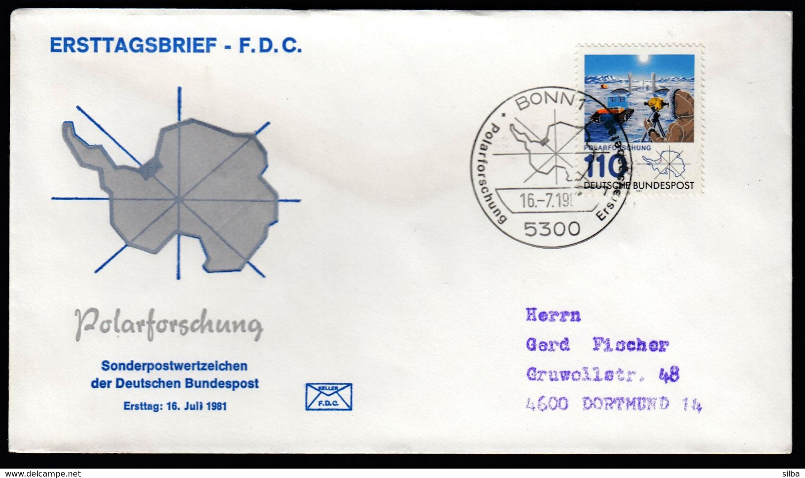 Germany Bonn 1981 / Polar Research / Polarforschung / FDC - Research Programs