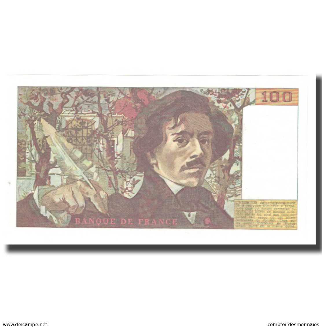 France, 100 Francs, Delacroix, 1983, BRUNEEL, BONARDIN, VIGIER, SPL+ - 100 F 1978-1995 ''Delacroix''