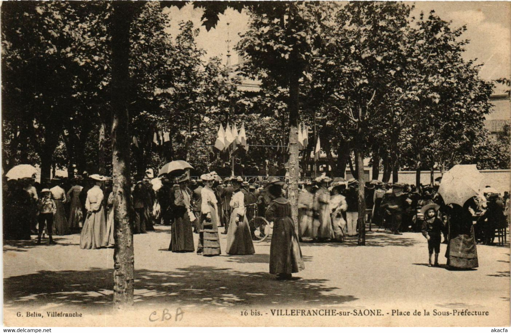 CPA AK VILLEFRANCHE-sur-SAONE - Place De La Sous-Prefecture (635824) - Villefranche-sur-Saone