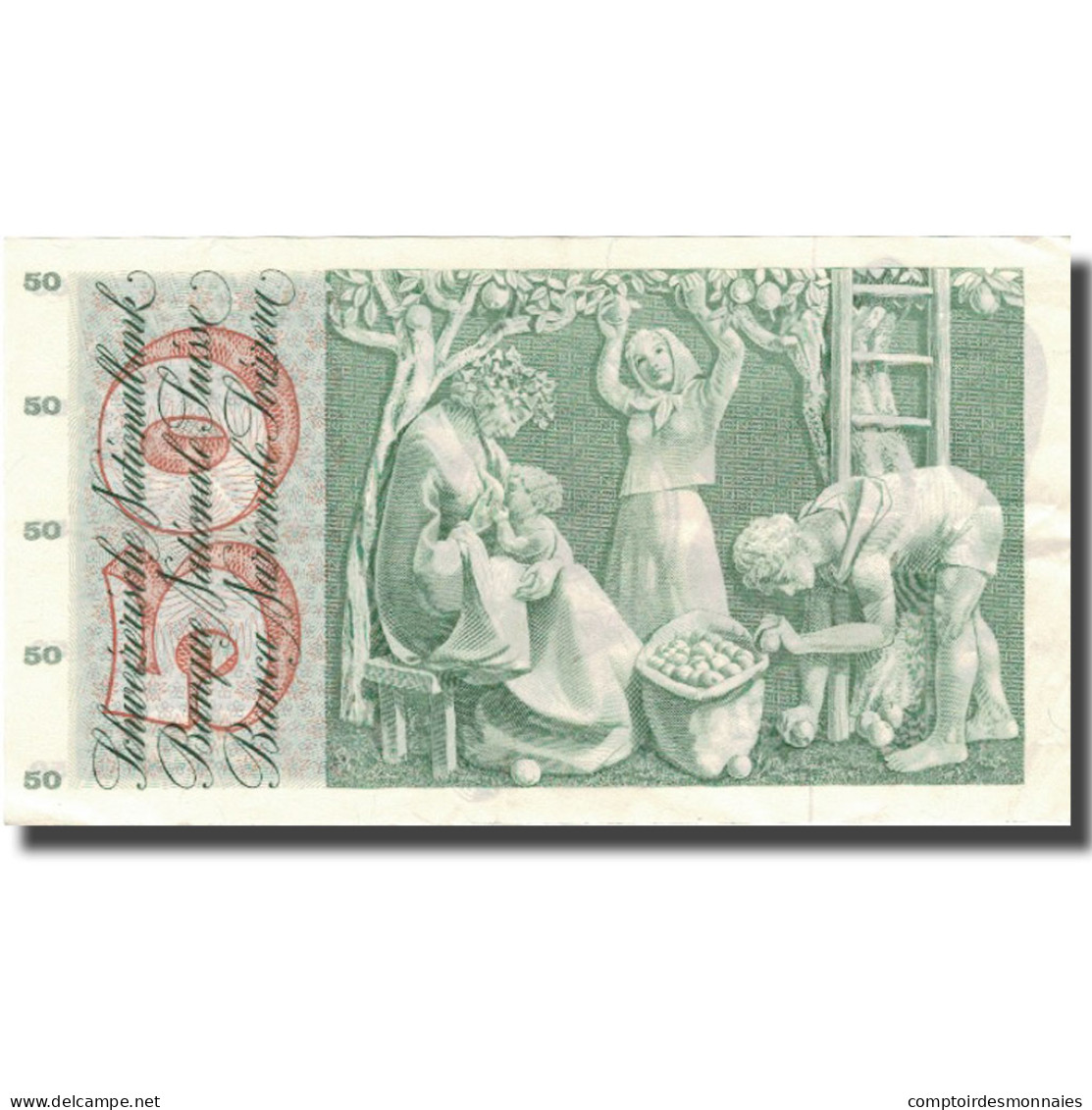 Billet, Suisse, 50 Franken, 1971, 1971-02-10, KM:48k, TTB - Suisse