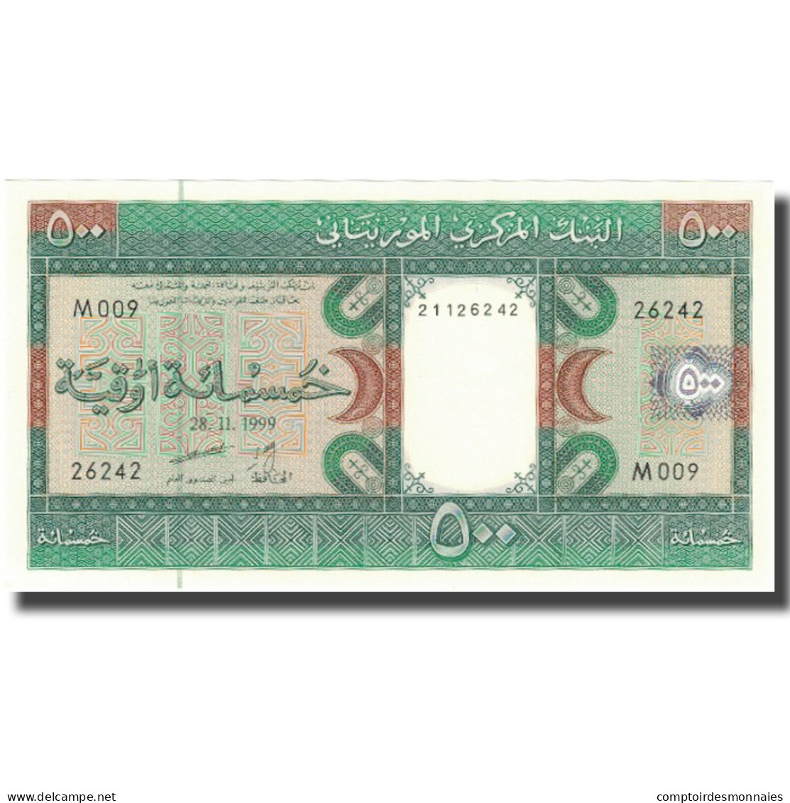 Mauritanie, 500 Ouguiya, 1999-11-28, SPL+ - Mauritanien