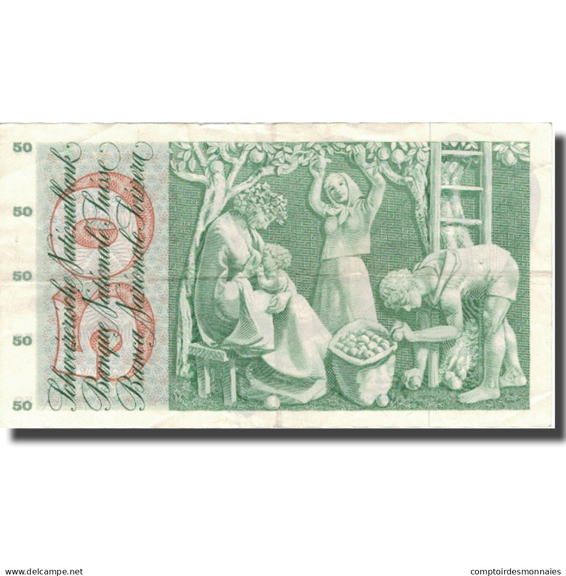 Billet, Suisse, 50 Franken, 1974, 1974-02-07, KM:48n, TTB - Suisse