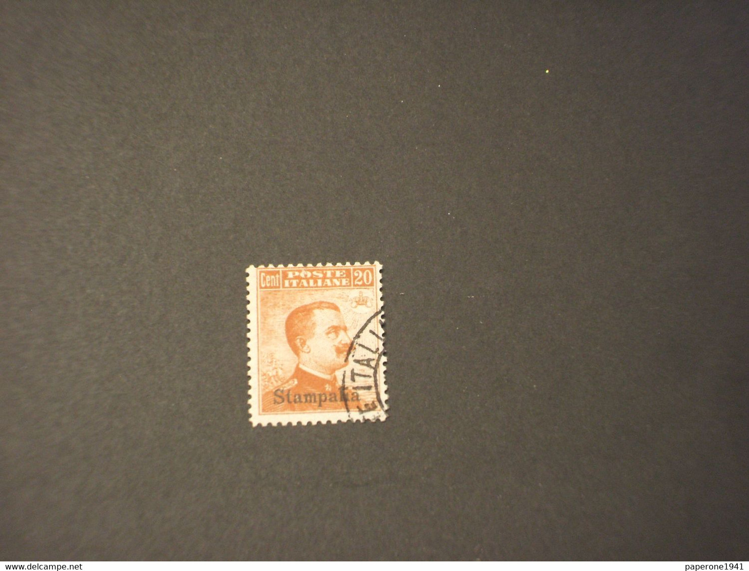 EGEO-STAMPALIA- 1917/22  RE 20 C. - TIMBRATO/USED - Egeo (Stampalia)