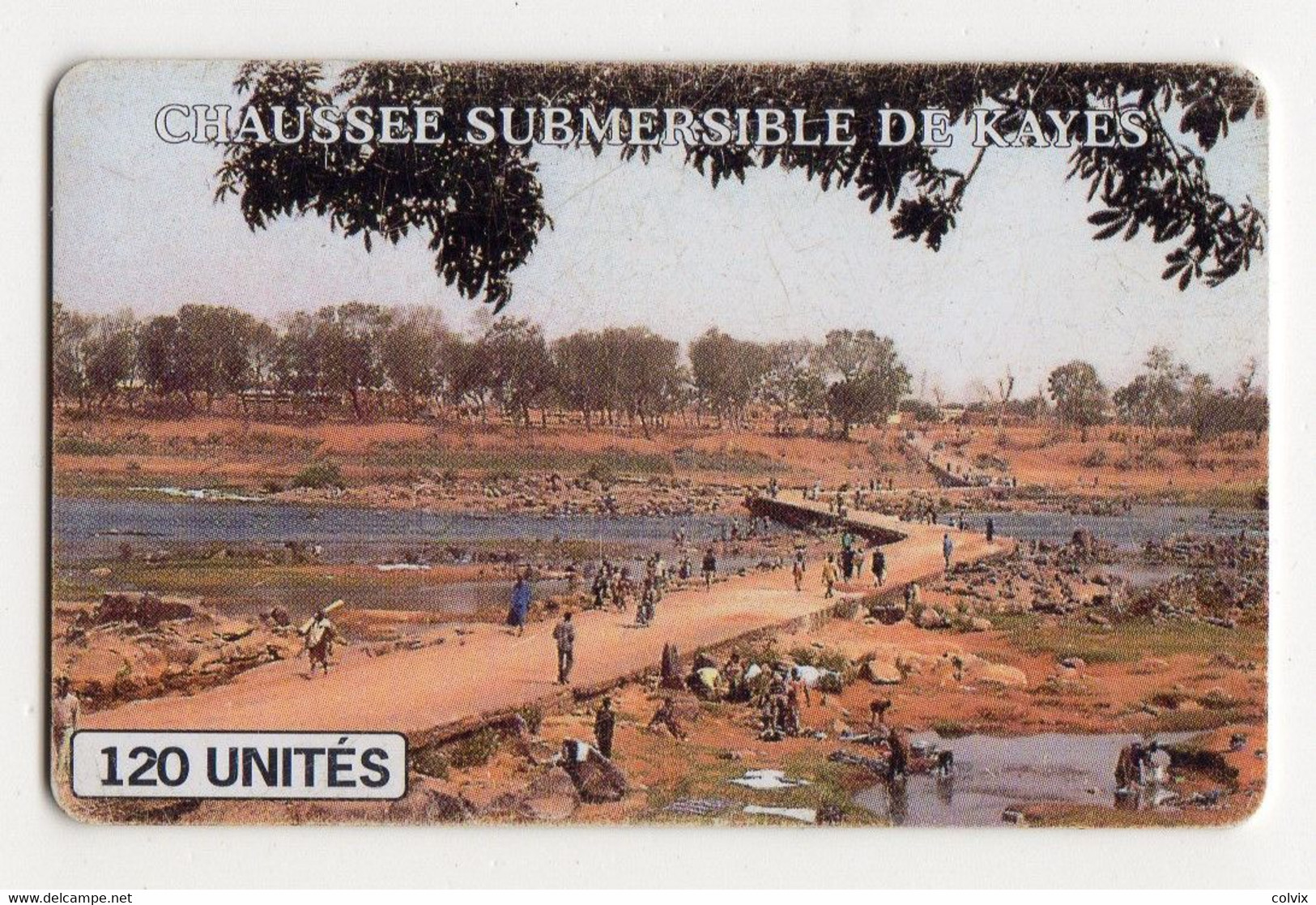 MALI REF MV CARDS MAL-37 120U CHAUSSEE DE KAYES - Mali