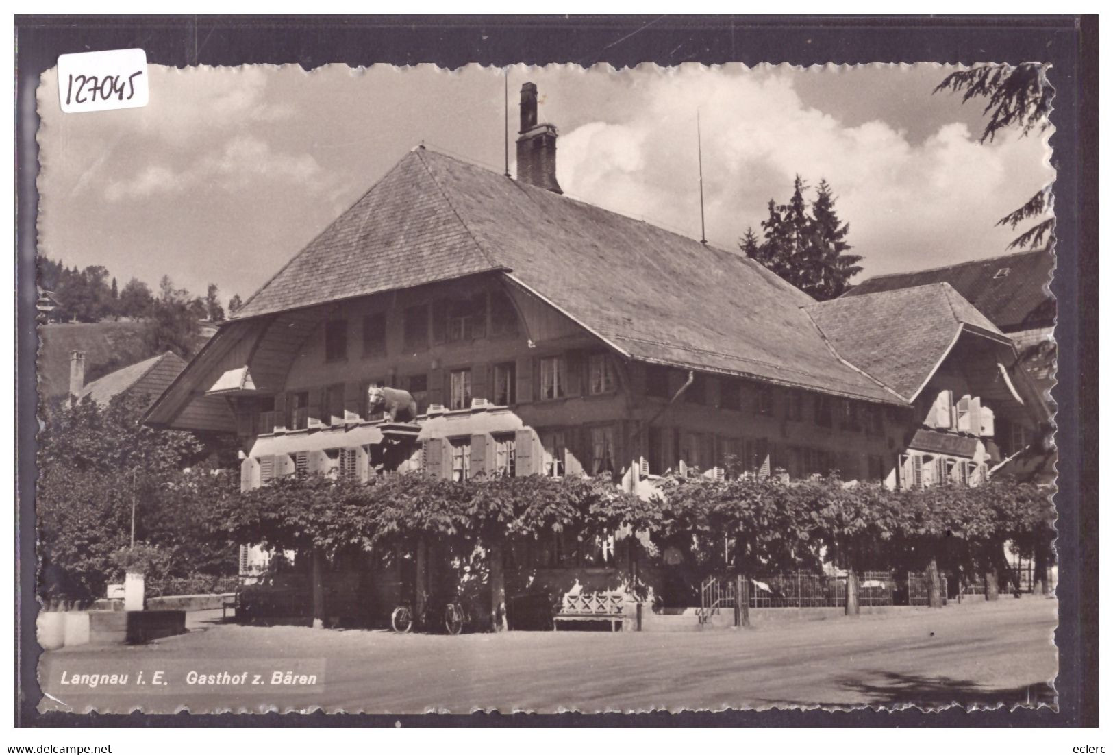 LANGNAU - GASTHOF ZUM BÄREN - TB - Langnau Im Emmental