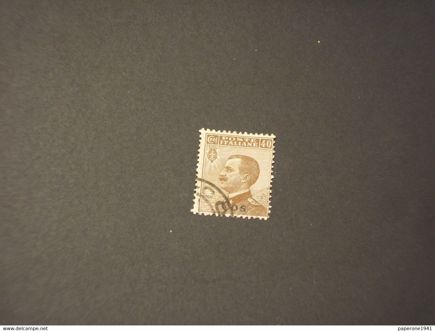 EGEO-COO-COS- 1912  RE 40 C. - TIMBRATO/USED - Aegean (Coo)