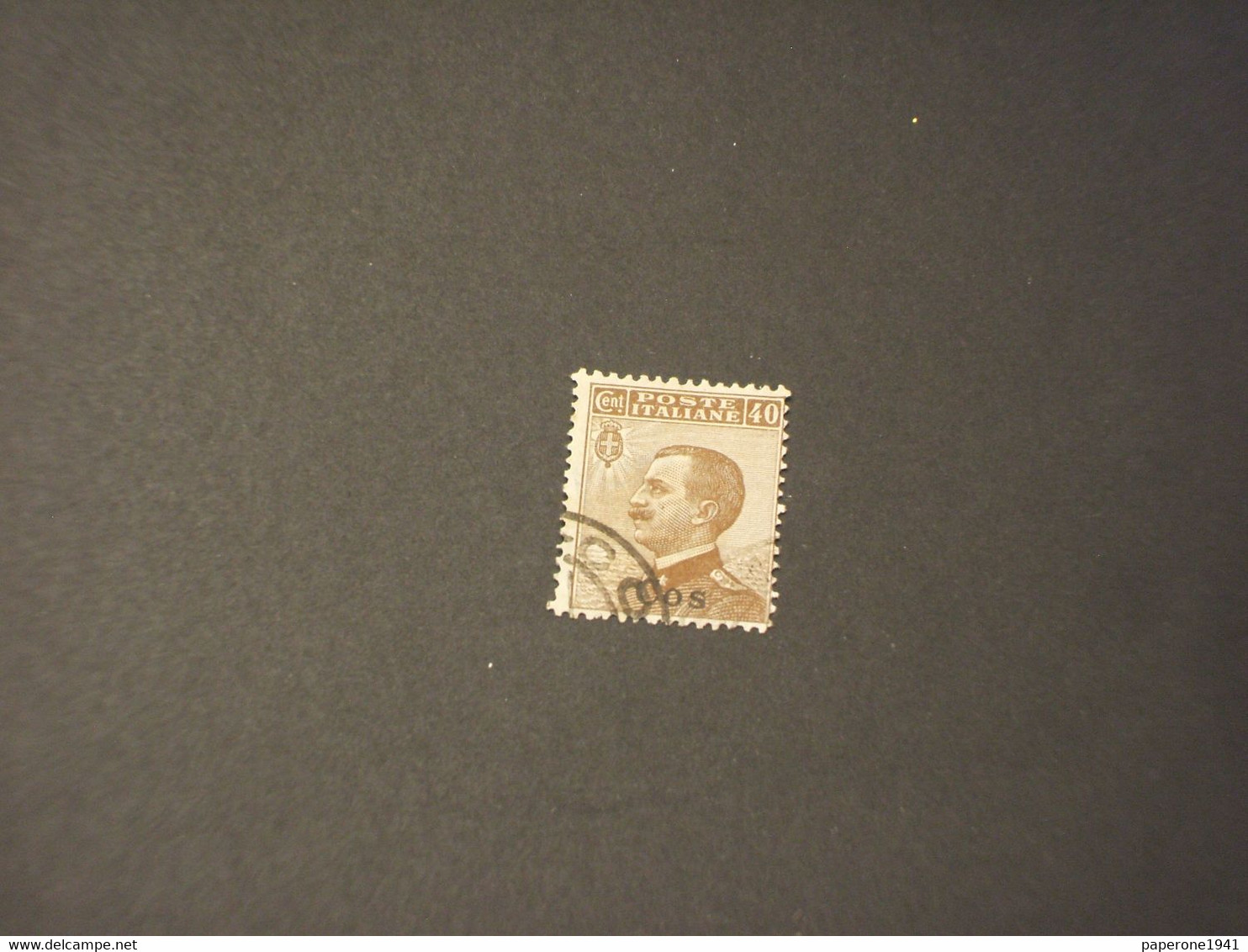 EGEO-COO-COS- 1912  RE 40 C. - TIMBRATO/USED - Egée (Coo)