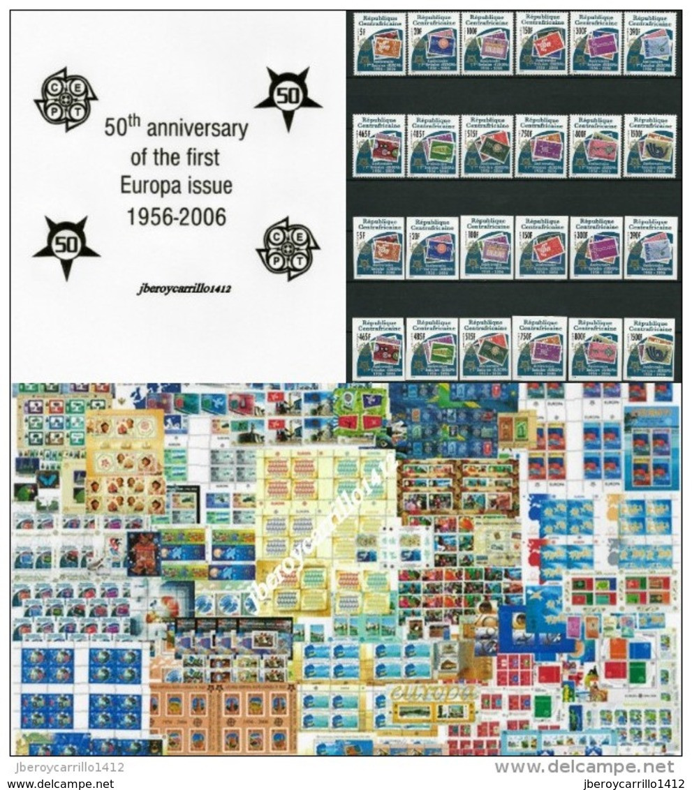 2005 /2006  - "50th ANNIVERSARY FIRST STAMPS EUROPA-CEPT 1956 -. 2006" - COMPLETE COLLECTION - Sammlungen