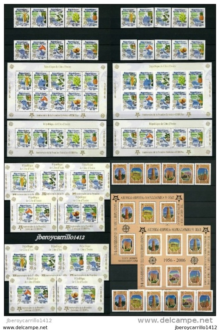 2005 /2006  - "50th ANNIVERSARY FIRST STAMPS EUROPA-CEPT 1956 -. 2006" - COMPLETE COLLECTION