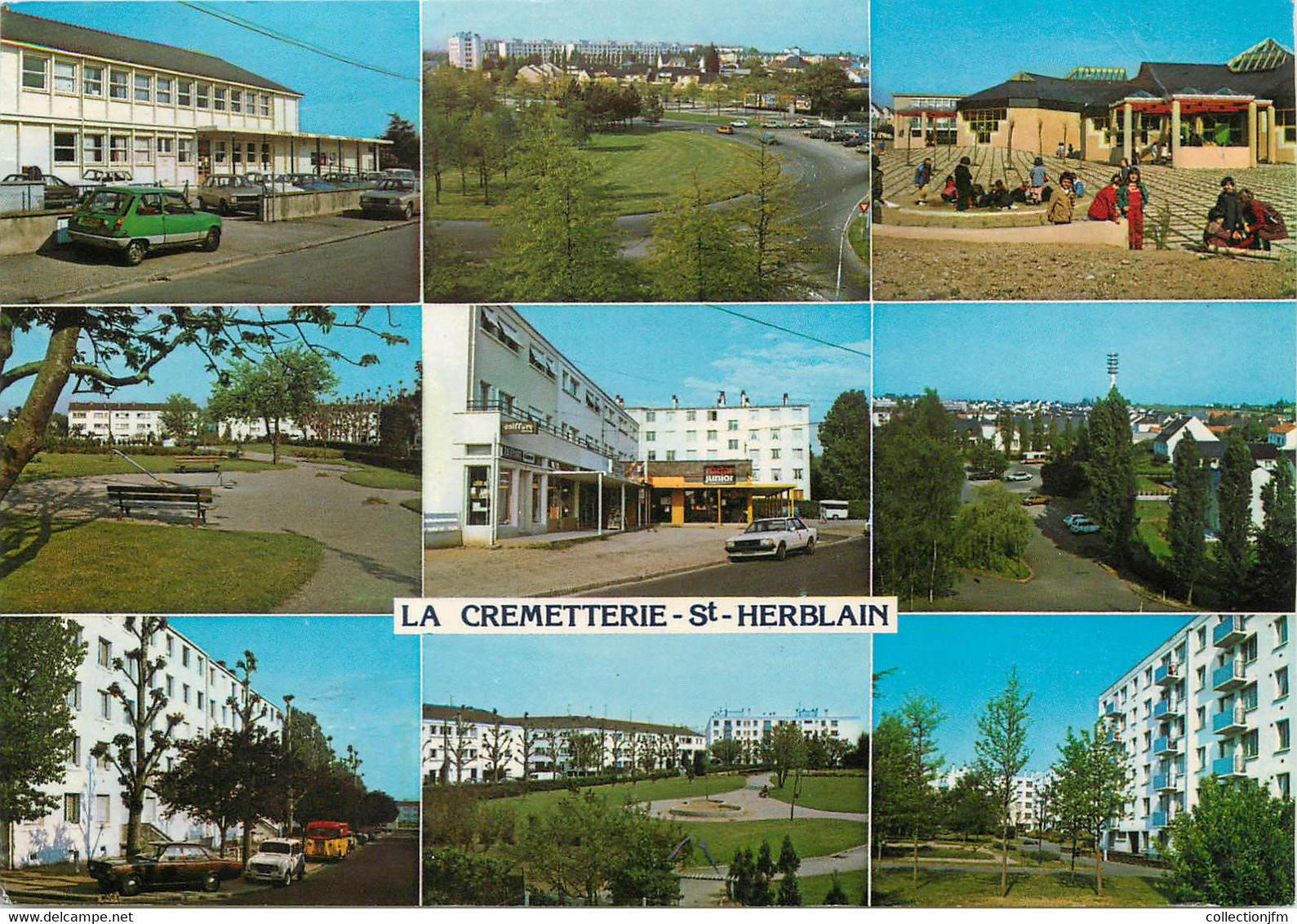 / CPSM FRANCE 44 "Saint Herblain, Quartier De La Crémetterie" - Saint Herblain
