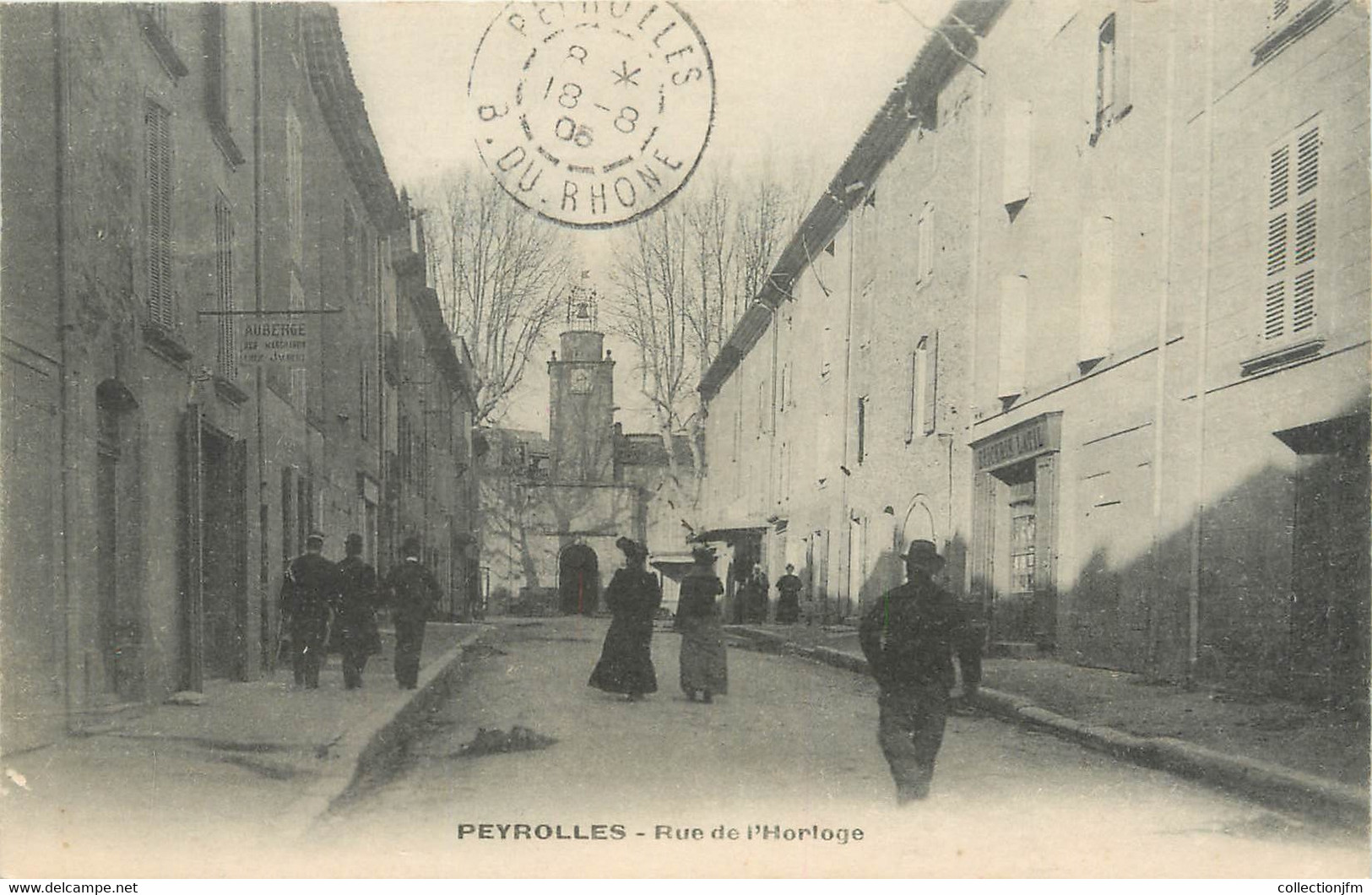 / CPA FRANCE 13 "Peyrolles, Rue De L'horloge" - Peyrolles