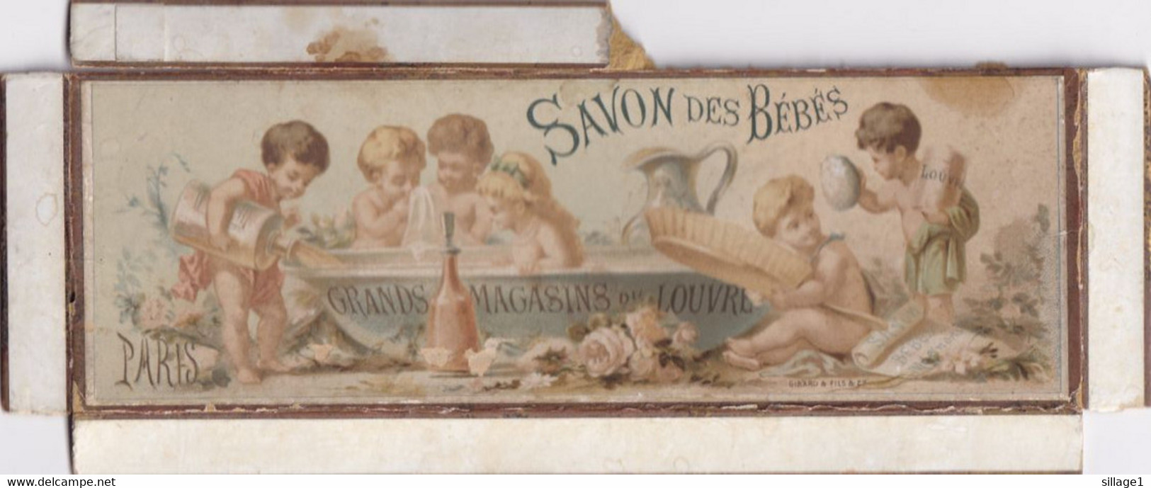 Savon Des Bébés - Boite Des Grands Magasins Du Louvre PARIS - Materiale Di Profumeria