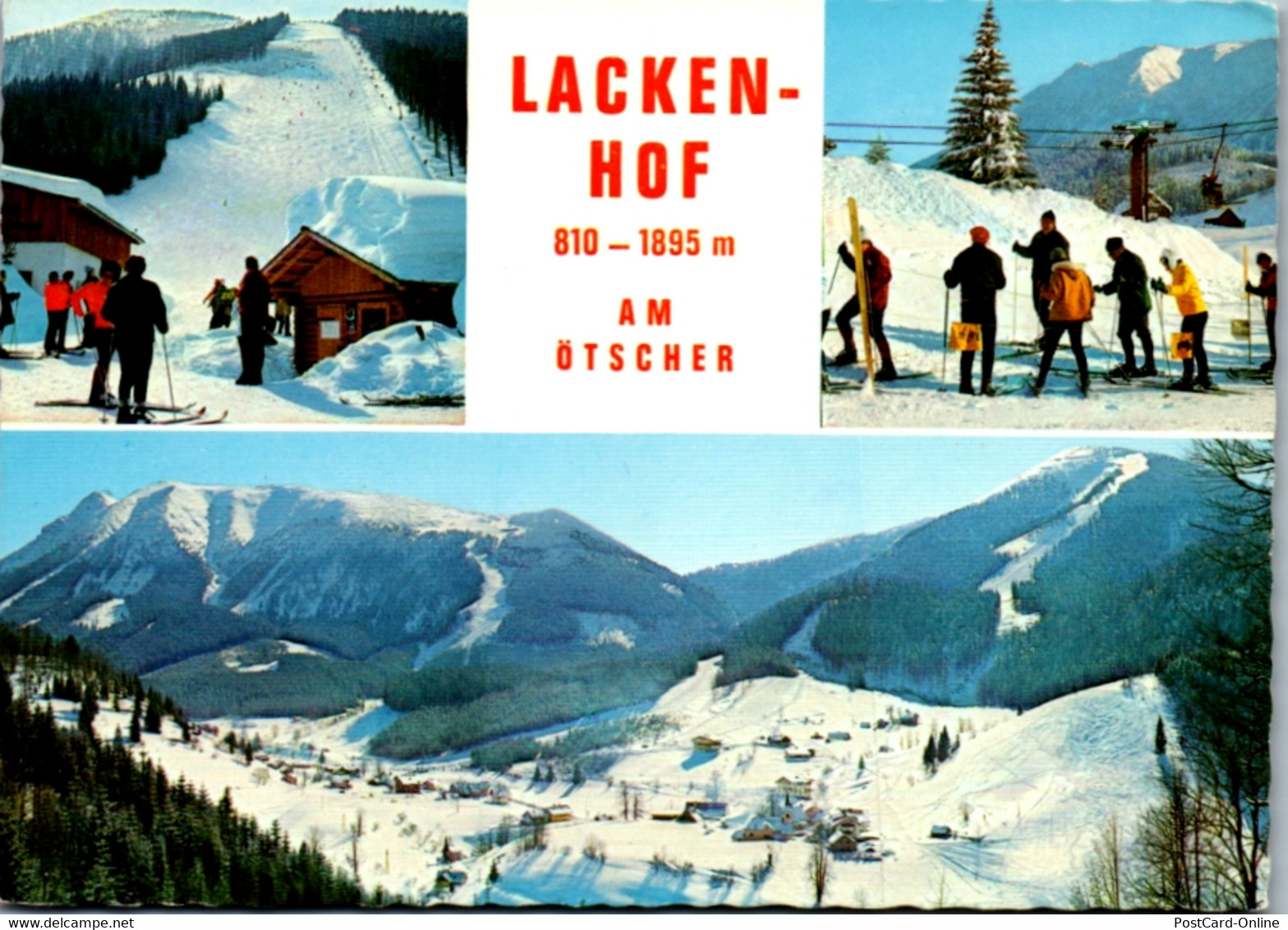7837 - Niederösterreich - Lackenhof Am Ötscher , Mehrbildkarte - Gelaufen 1980 - Gaming