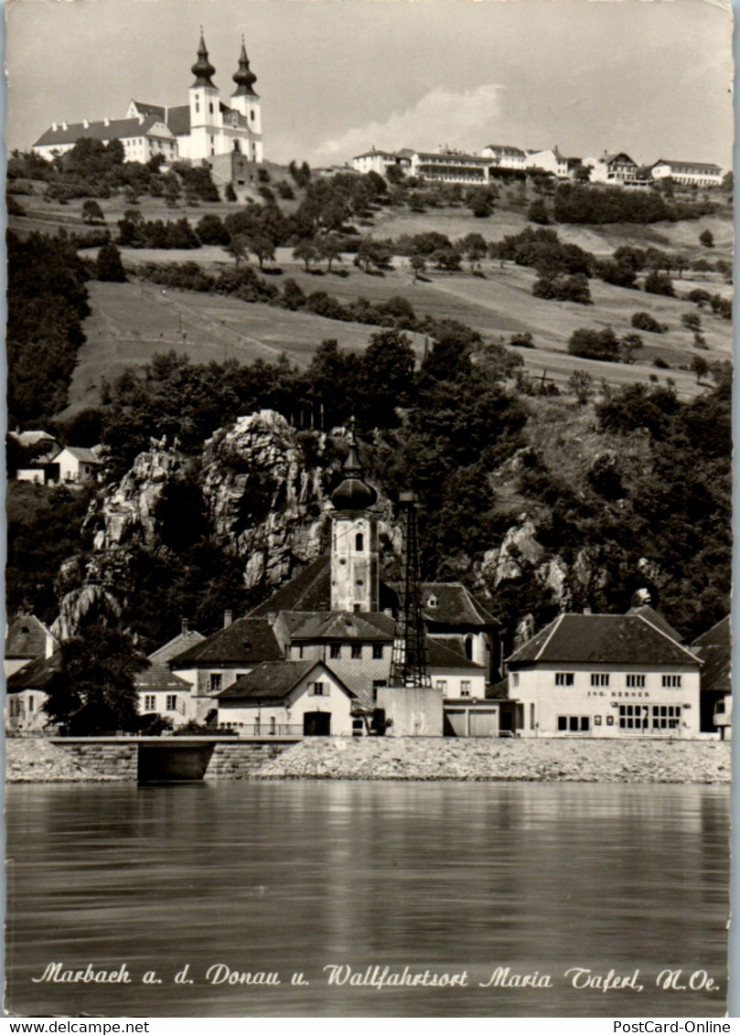 7840 - Niederösterreich - Marbach An Der Donau U. Wallfahrtsort Maria Taferl - Gelaufen 1963 - Maria Taferl