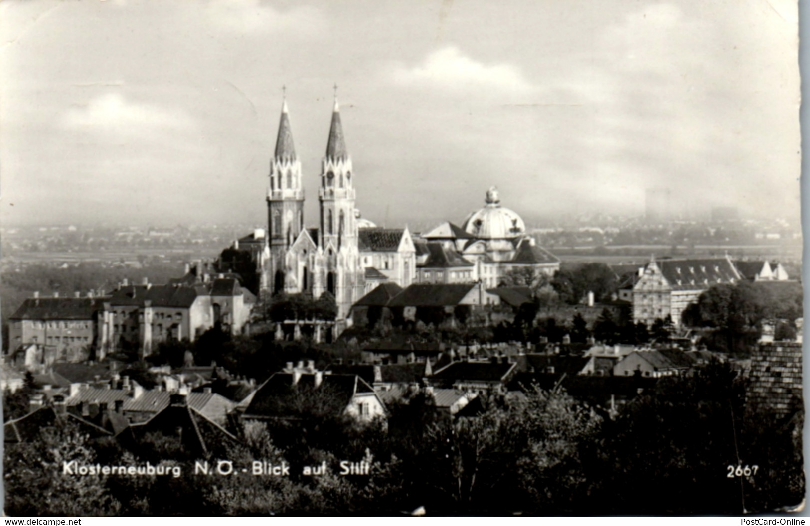 7842 - Niederösterreich - Klosterneuburg , Blick Auf Stift - Gelaufen 1965 - Klosterneuburg