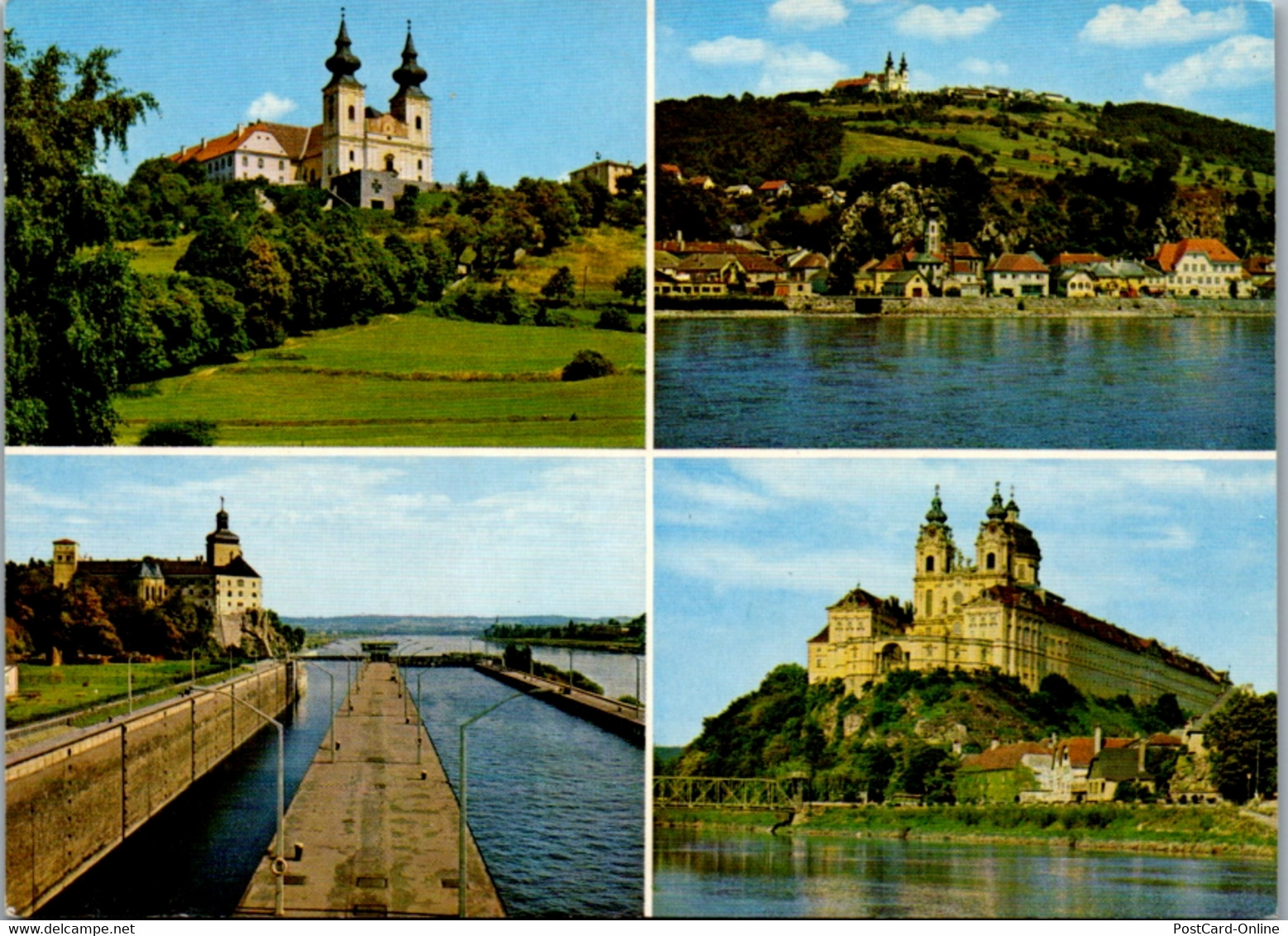 7875 - Niederösterreich - Marbach An Der Donau Mit Maria Taferl , Donaukraftwerrk Ybbs Persenbeug , Benediktinerstift Me - Maria Taferl
