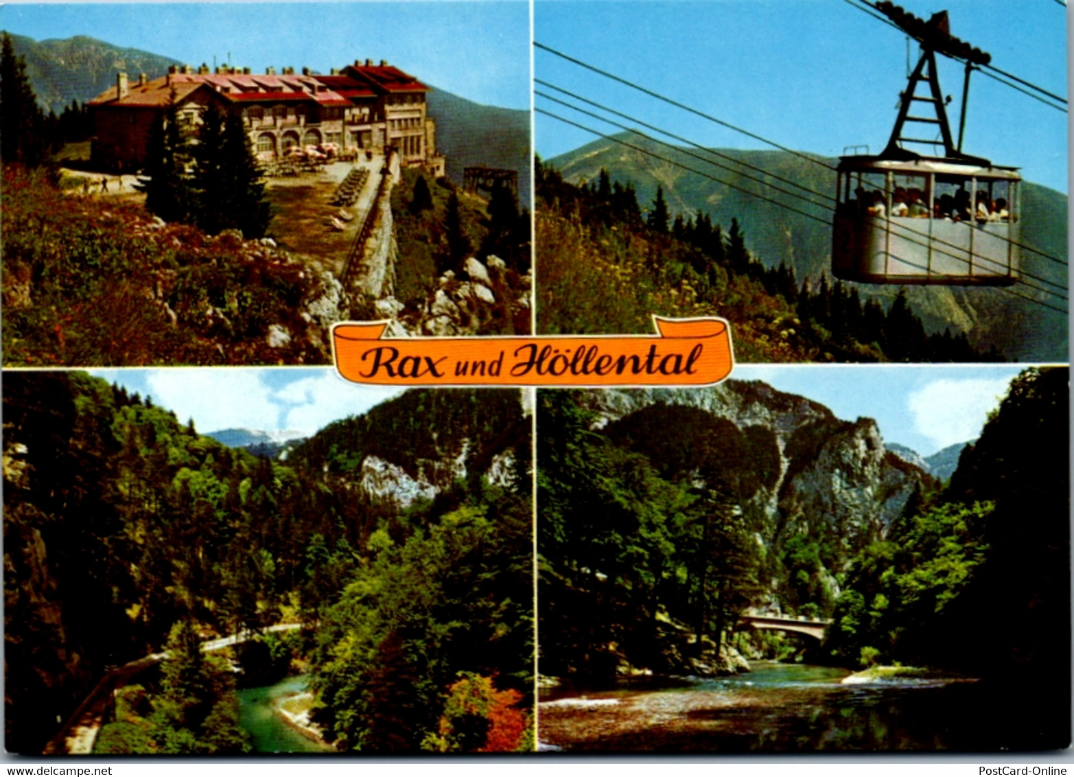 7880 - Niederösterreich - Rax Und Höllental , Raxseilbahn , Schneeberg , Mehrbildkarte - Nicht Gelaufen - Raxgebiet