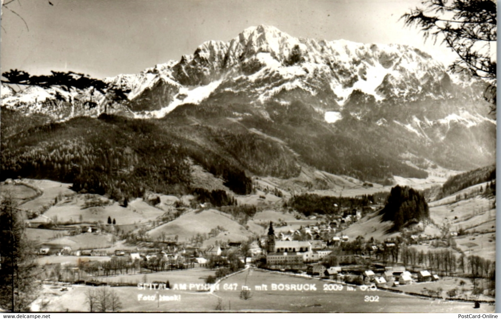 7903 - Oberösterreich - Spital Am Phyrn , Mit Bosruck , Panorama - Gelaufen 1965 - Spital Am Phyrn