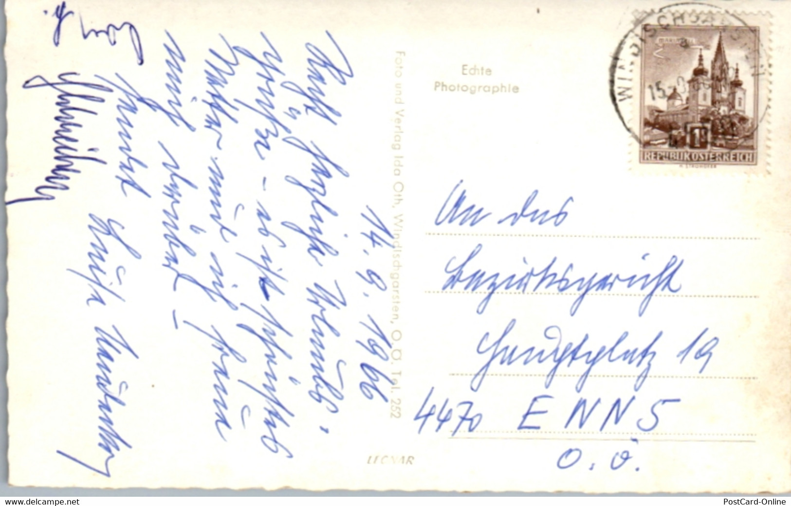 7908 - Oberösterreich - Windischgarsten , Sessellift Zum Wurbauerkogel - Gelaufen 1966 - Windischgarsten