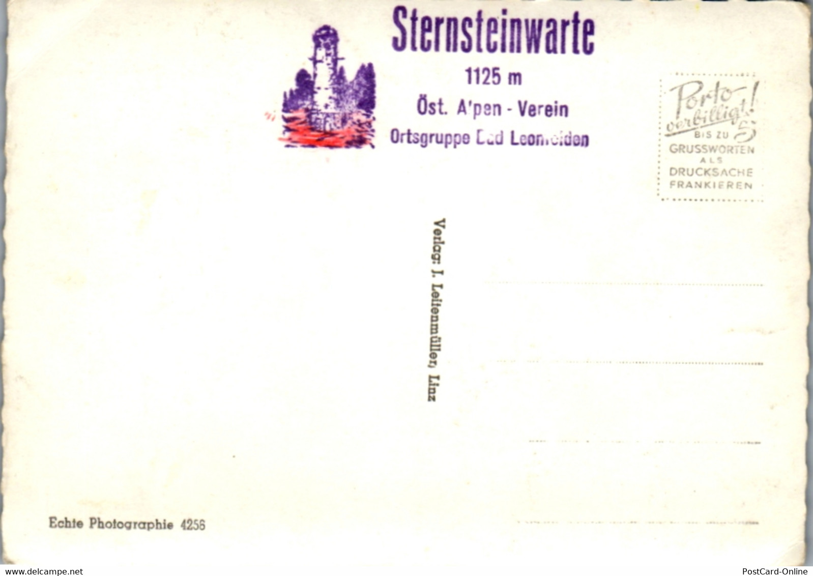 7924 - Oberösterreich - Bad Leonfelden , Sternsteinwarte , Kurhaus , Marktplatz , Mehrbildkarte - Nicht Gelaufen - Bad Leonfelden