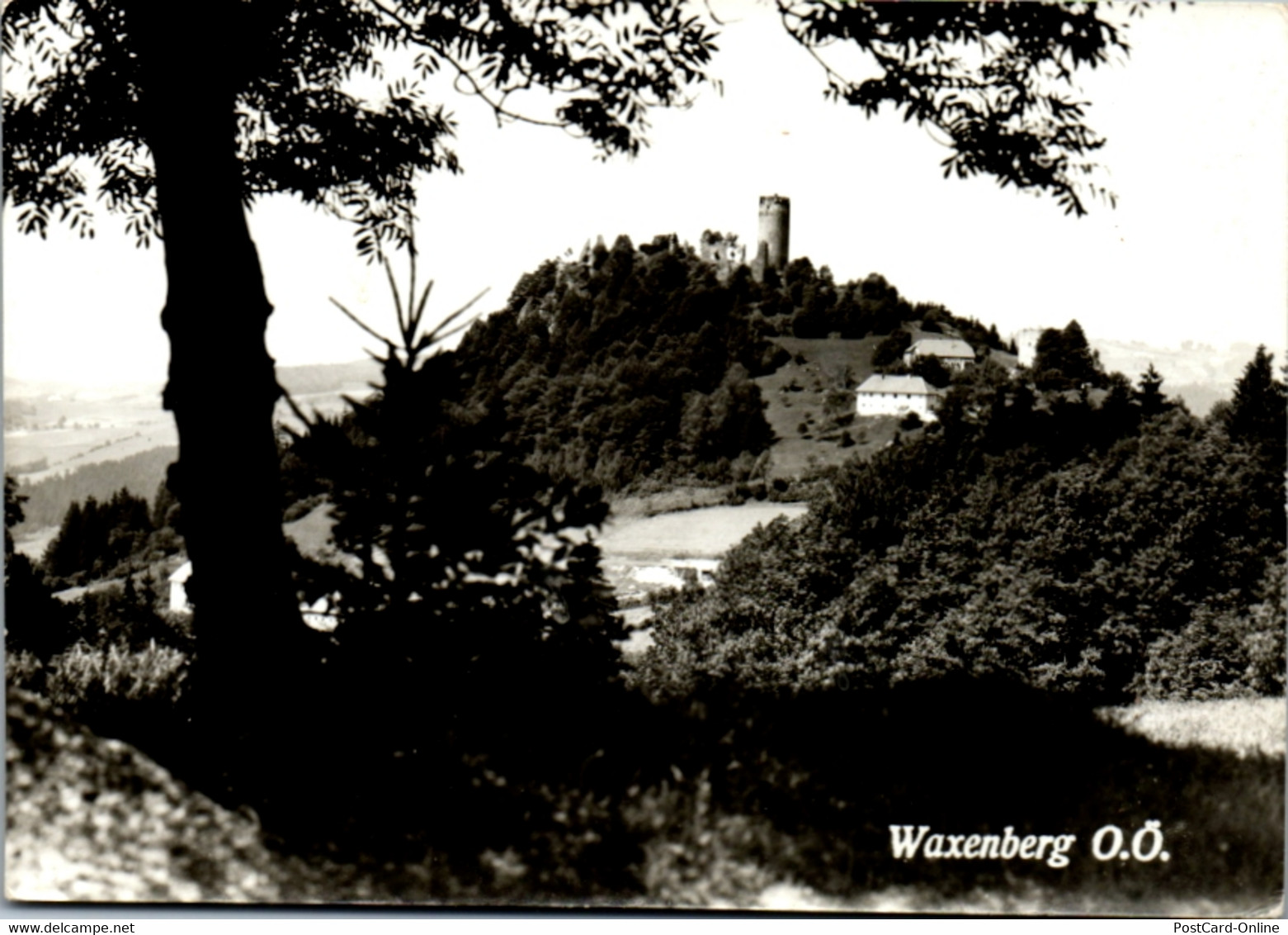 7929 - Oberösterreich - Waxenberg , Panorama - Gelaufen 1965 - Linz Urfahr