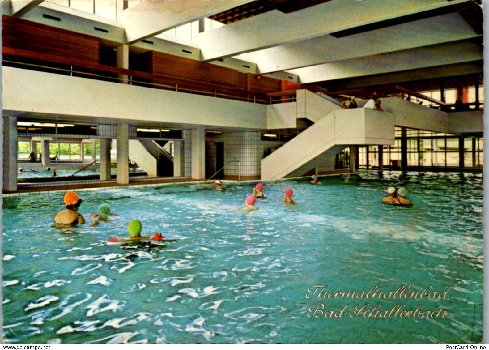 7931 - Oberösterreich - Bad Schallerbach , Thermalhallenbad , Hallenbad - Gelaufen 1974 - Bad Schallerbach