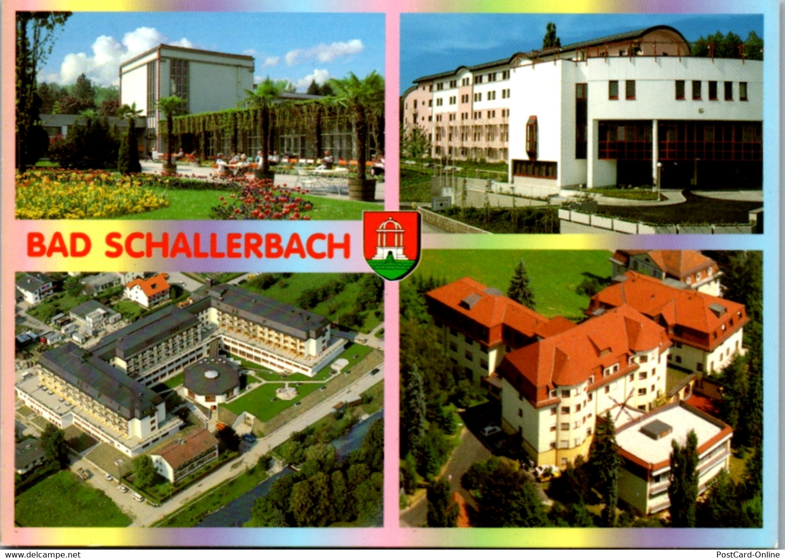 7976 - Oberösterreich - Bad Schallerbach , Kurhaus , Linzerheim , Rehab , Mehrbildkarte - Gelaufen - Bad Schallerbach