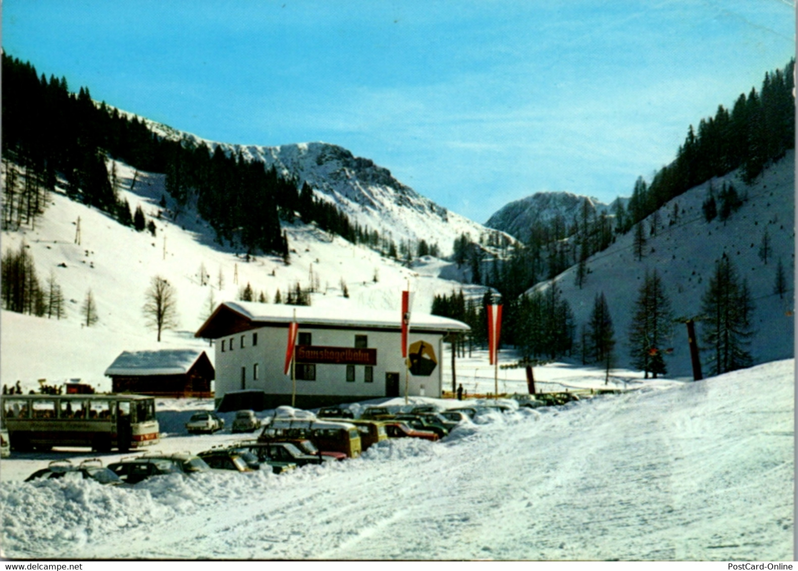 8090 - Salzburg - Altenmarkt Im Pongau , Skigebiet Zauchensee , Talstation Des Gamskogelliftes , Gamskogelbahn - Gelaufe - Altenmarkt Im Pongau