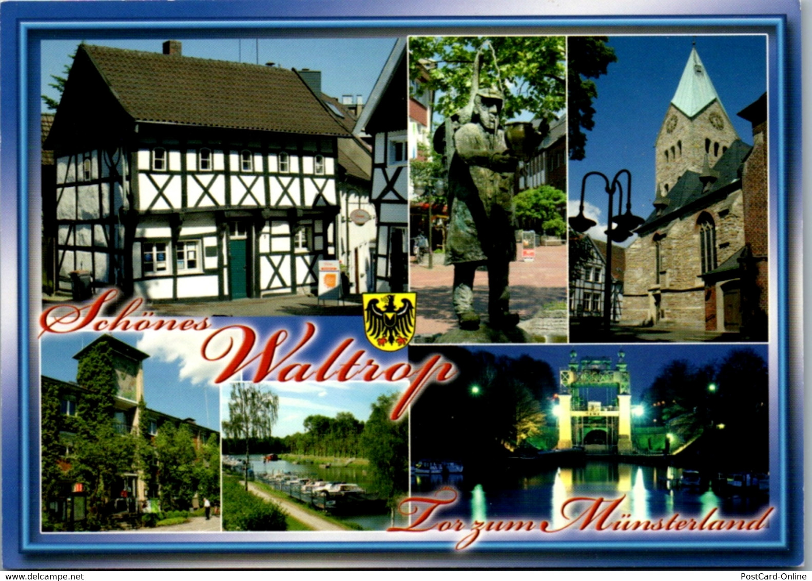 8143 - Deutschland - Waltrop , Tor Zum Münsterland , Mehrbildkarte - Nicht Gelaufen - Waltrop