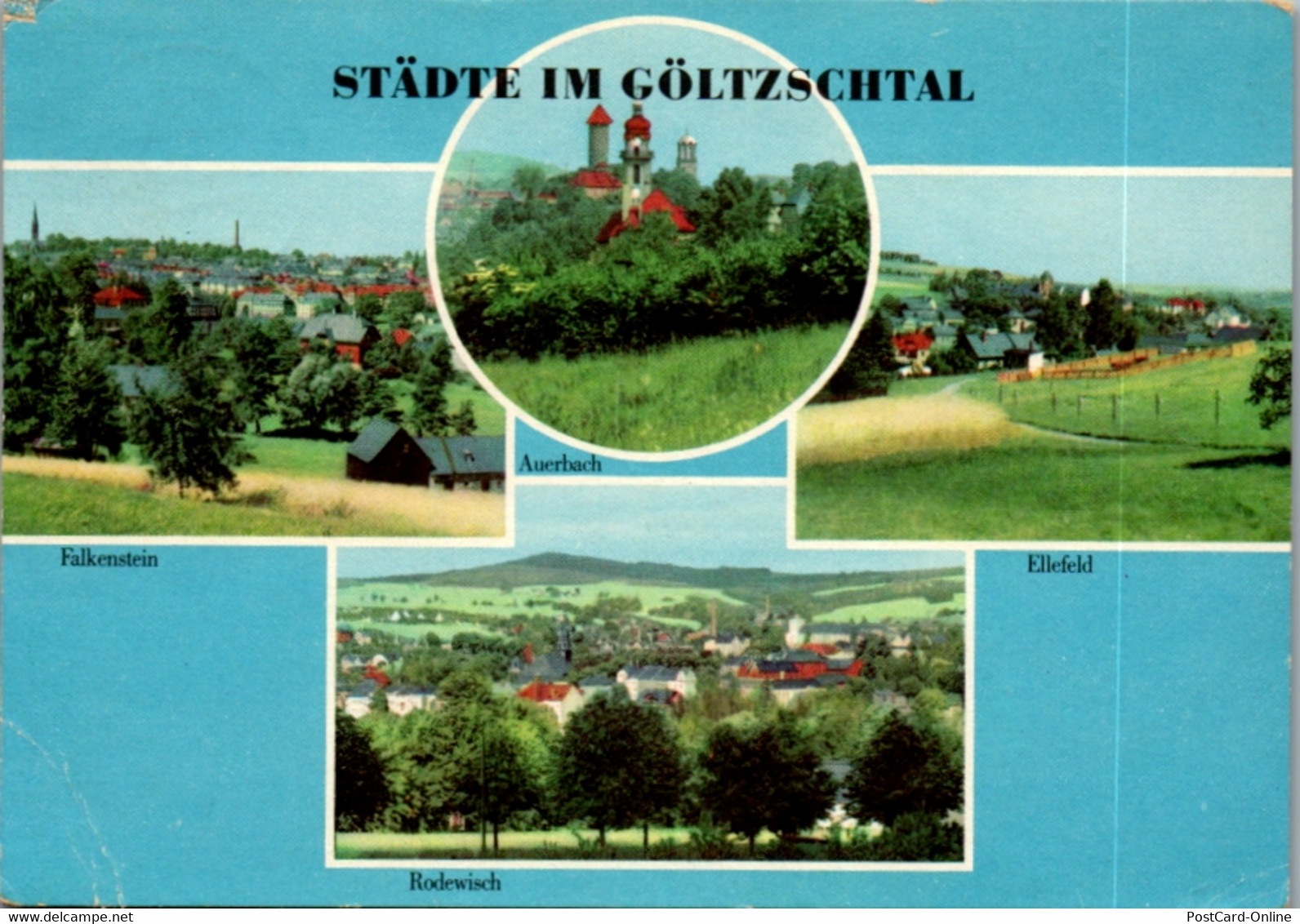 8154 - Deutschland - Göltzschtal , Falkenstein , Ellefeld , Rodewisch - Gelaufen 1963 - Mylau