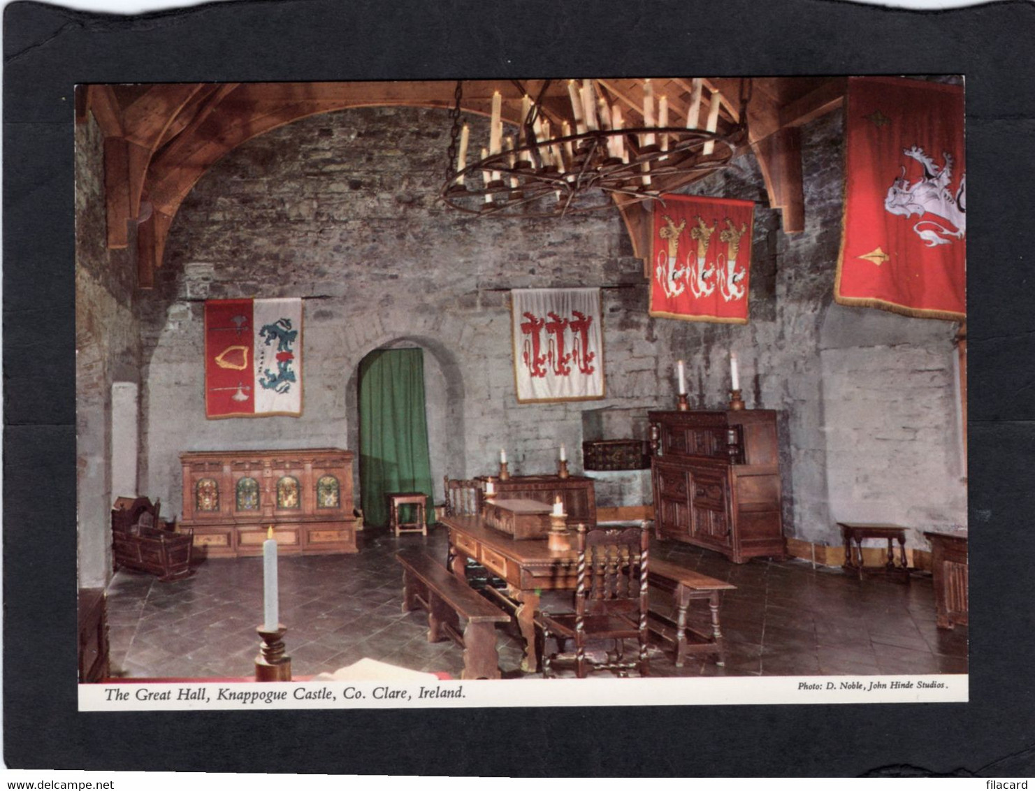 100788     Irlanda,  The  Great  Hall,   Knappogue Castle,  Co. Clare,      NV(scritta) - Clare