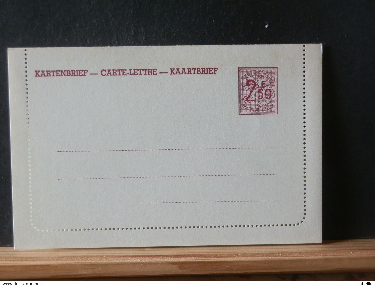 B3978   CARTE LETTRE  XX    2.50 F    NR. 36 - Cartas-Letras