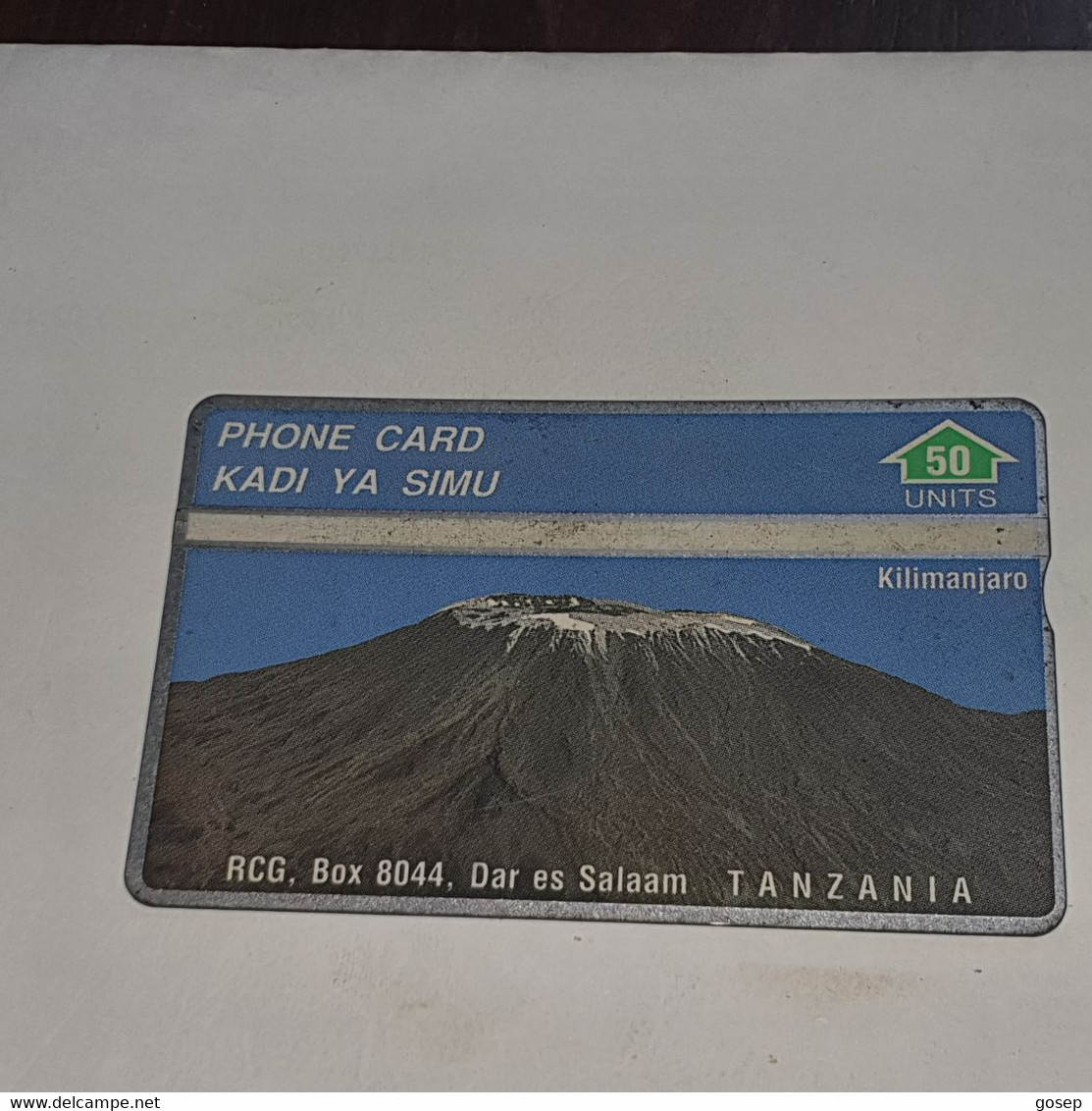 Tanzania-(TAZ-RC-01B)-mount Kilimanjaro-(7)-(50units)-(402A)-(402A06420)-used Card+1card Prepiad/gift Free - Tanzania