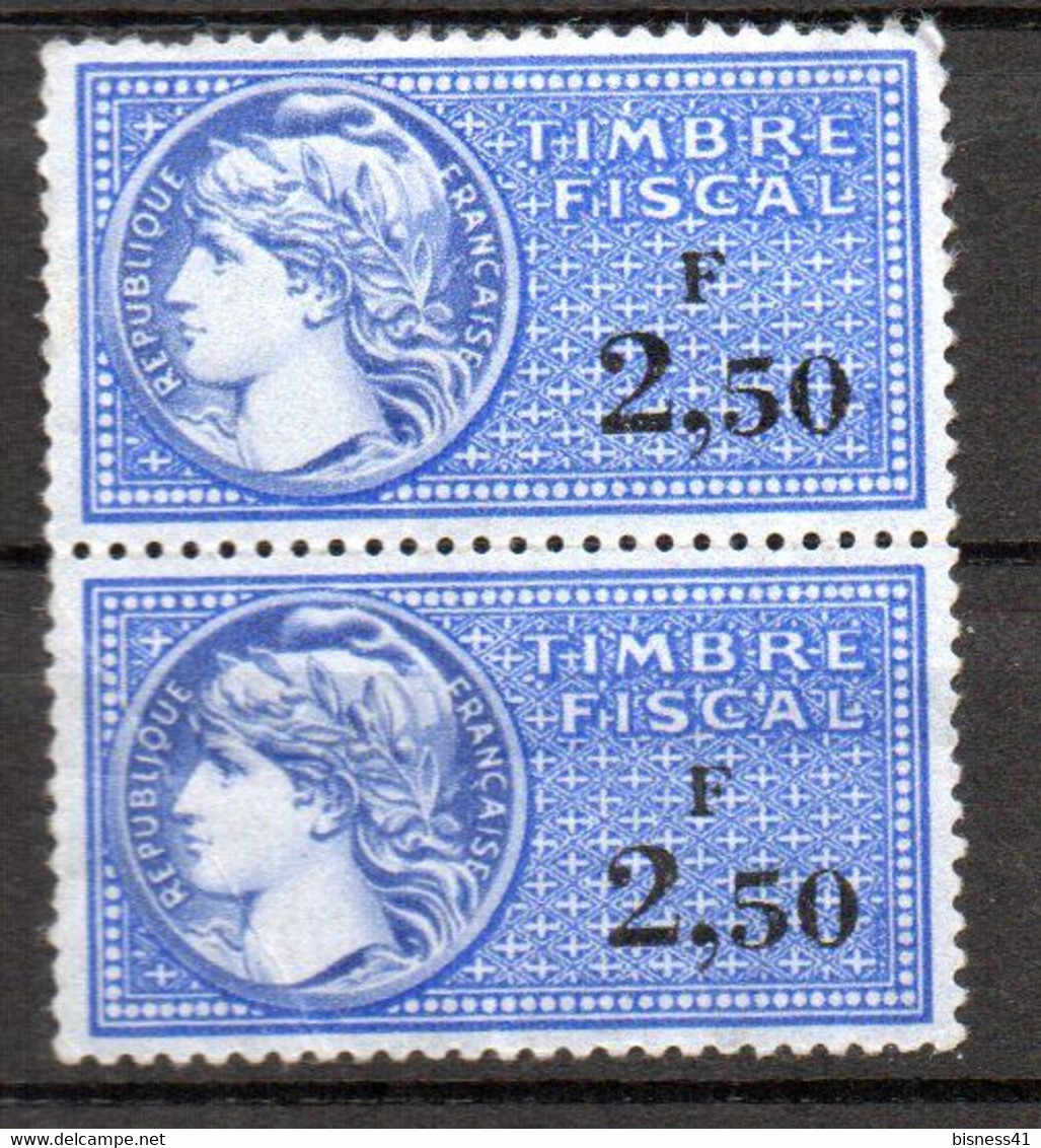 ColMB  France Fiscaux Paire Neuf XX MNH - Fiscale Zegels