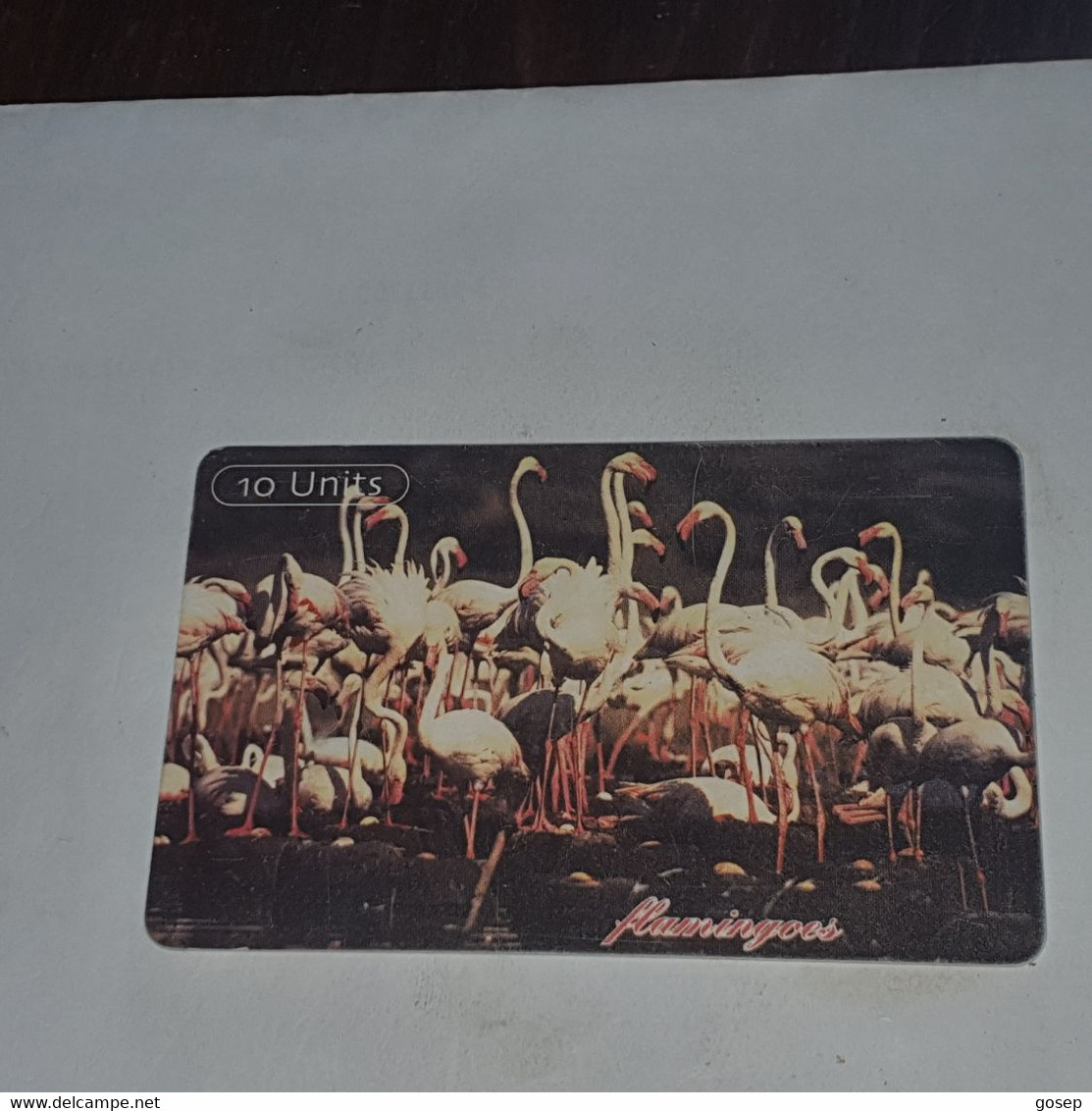 Tanzania-(TAZ-TT-12C)-flamingos-(13)-(10units)-(0010-350444)-used Card+1card Prepiad/gift Free - Tanzania