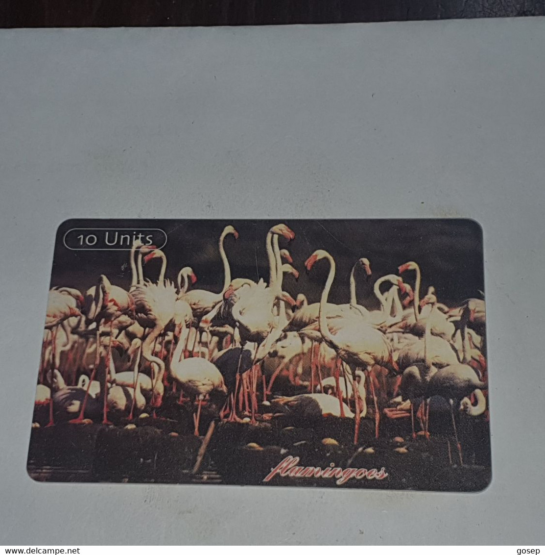 Tanzania-(TAZ-TT-12E)-flamingos-(14)-(10units)-(0010-523771)-used Card+1card Prepiad/gift Free - Tanzanie