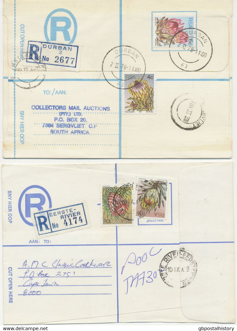 SOUTH AFRICA REGISTERED LABELS 58 R-COVERS from ASHTON to WORCESTER seventies SUPERB LOT!!!!