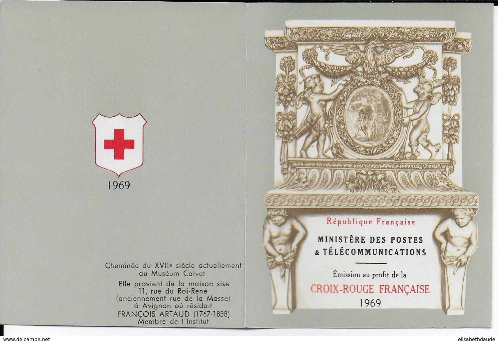 1969 - PORT GRATUIT à PARTIR 5 EUR D'ACHAT / FREE POSTAGE IF YOU BUY MORE 5 EUR ! - CARNET CROIX-ROUGE - RED CROSS - Croix Rouge