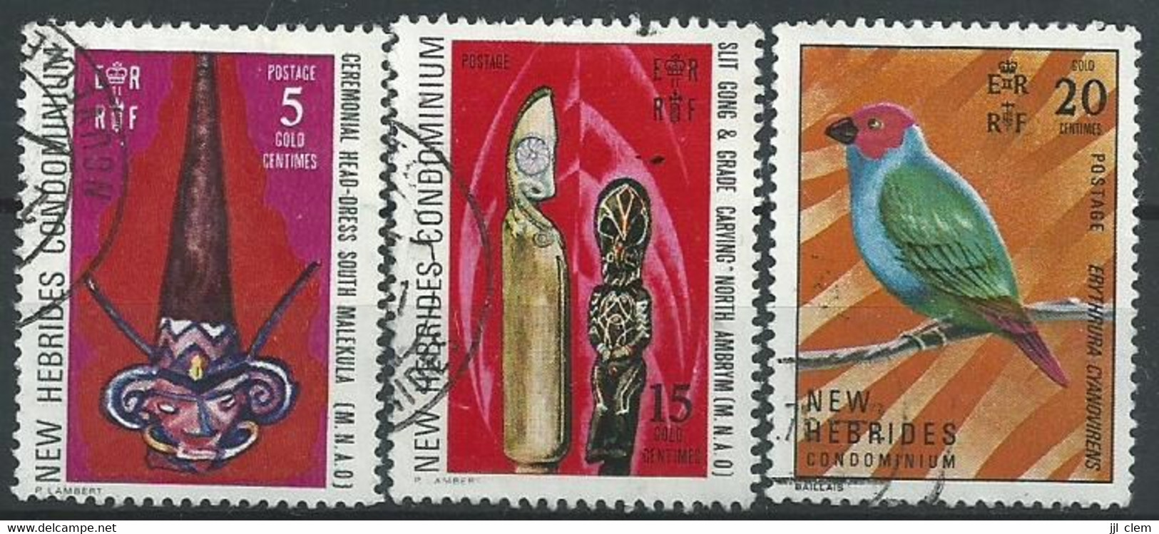 Nouvelles Hébrides N° 338 - 340 - 341 Obl - Used Stamps