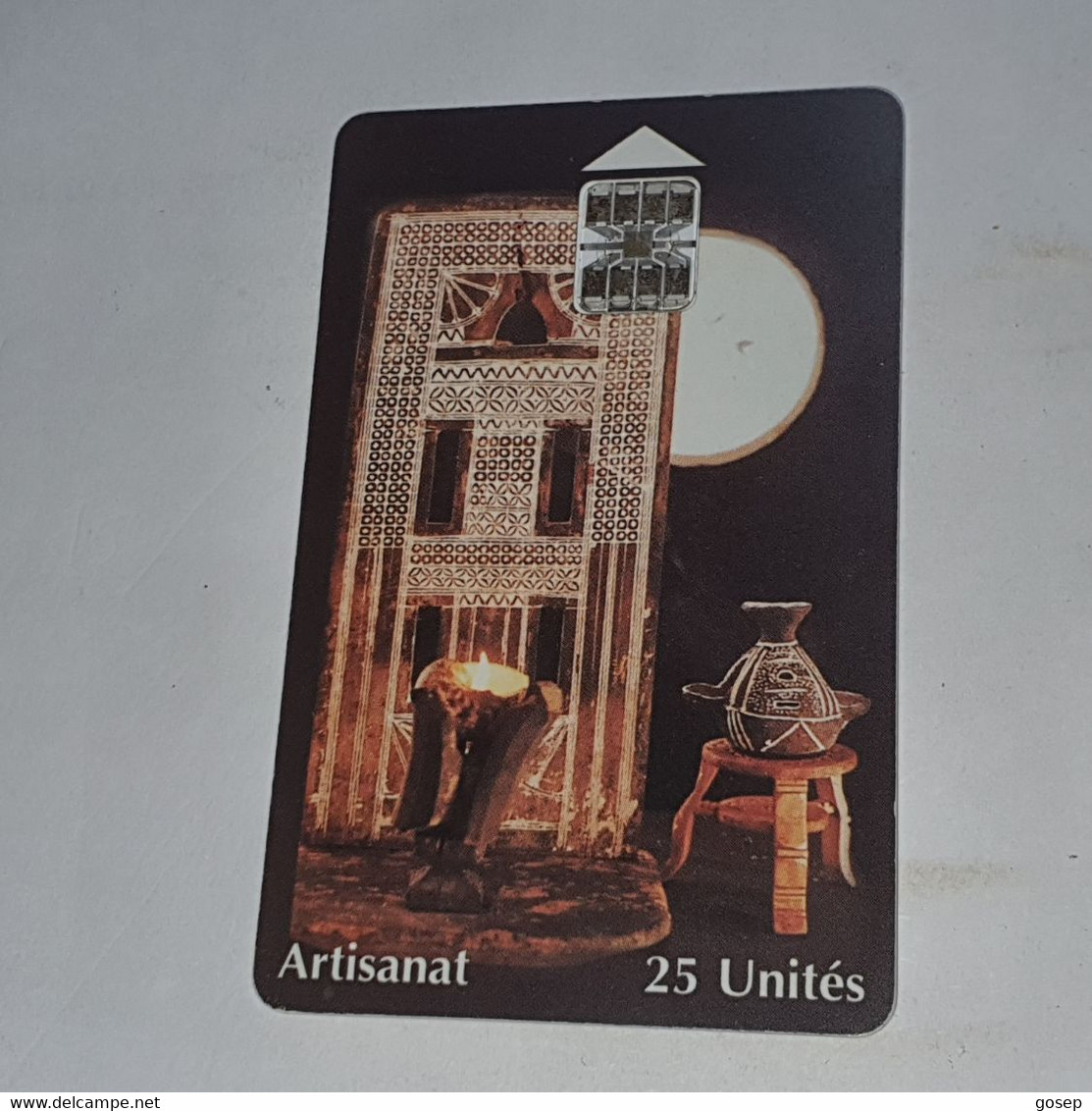 Comores-(KM-OPT-0012Bb)-artisanat-(3)-(25units)-(00447305)-used Card+1card Prepiad/gift Free - Comoros