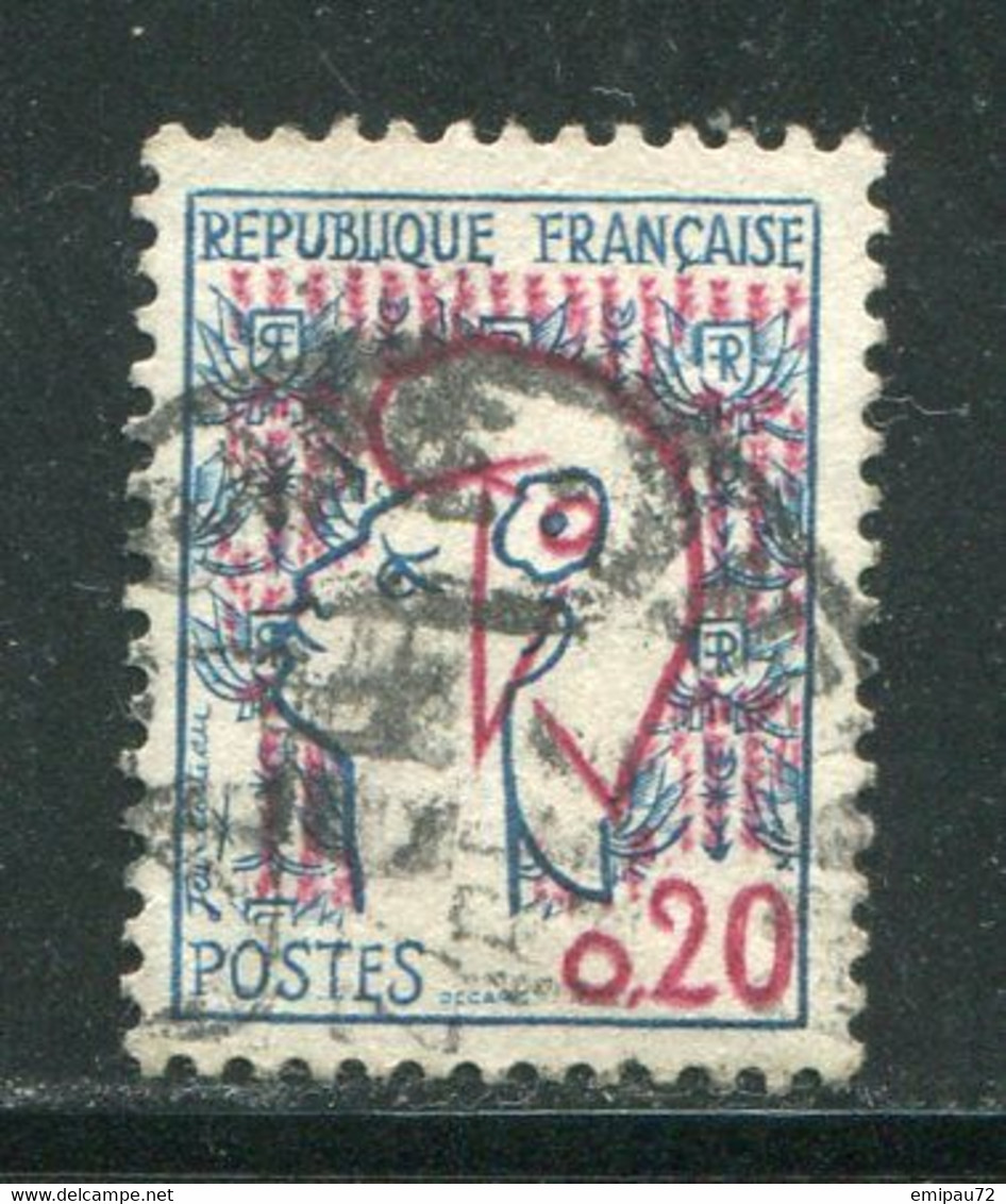 FRANCE- Y&T N°1282- Oblitéré - 1961 Marianni Di Cocteau