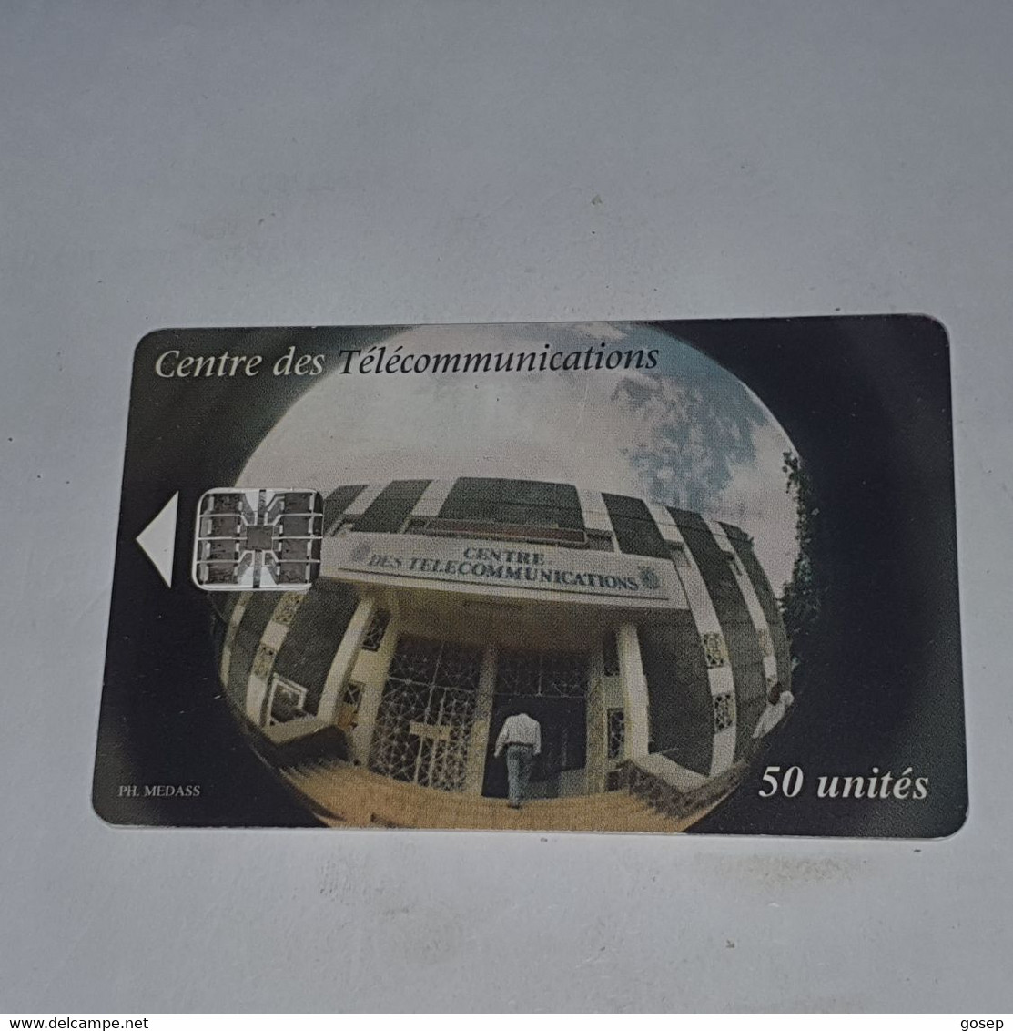 Comores-(KM-OPT-0016B)-telecom Centre-(7)-(50units)-(00836591)-used Card+1card Prepiad/gift Free - Komoren